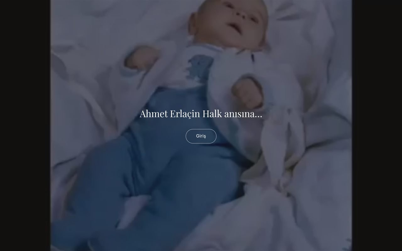 Ahmet Erlaçin Halk Anma Sitesi