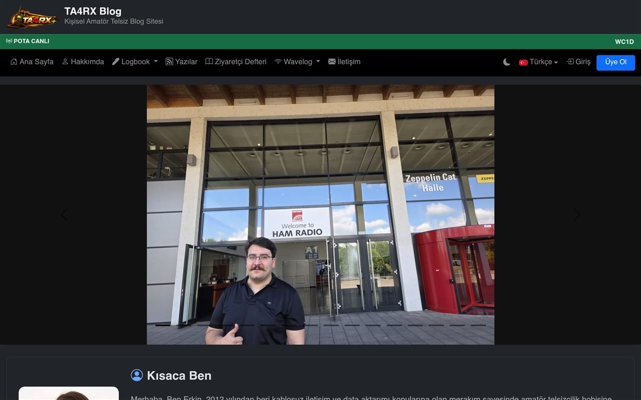 TA4RX - Kişisel Amatör Telsiz Blog Sitesi
